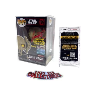 Matthew Wood signiert Funko Pop #796 General Grievous Star Wars eVend LE 9500 JSA - Bild 1 von 7