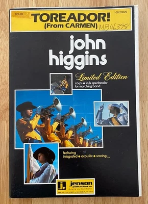 MÚSICA BANDA MARCHA - ¡Toreador! de Carmen - 1979 PUNTUACIÓN COMPLETA - John Higgins Foto 1 de 2