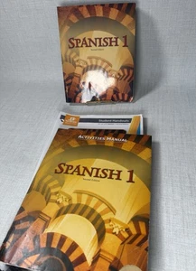 BJU Spanish 1, second edition; Student Textbook & Activities Manual  *Writing* - Picture 1 of 12