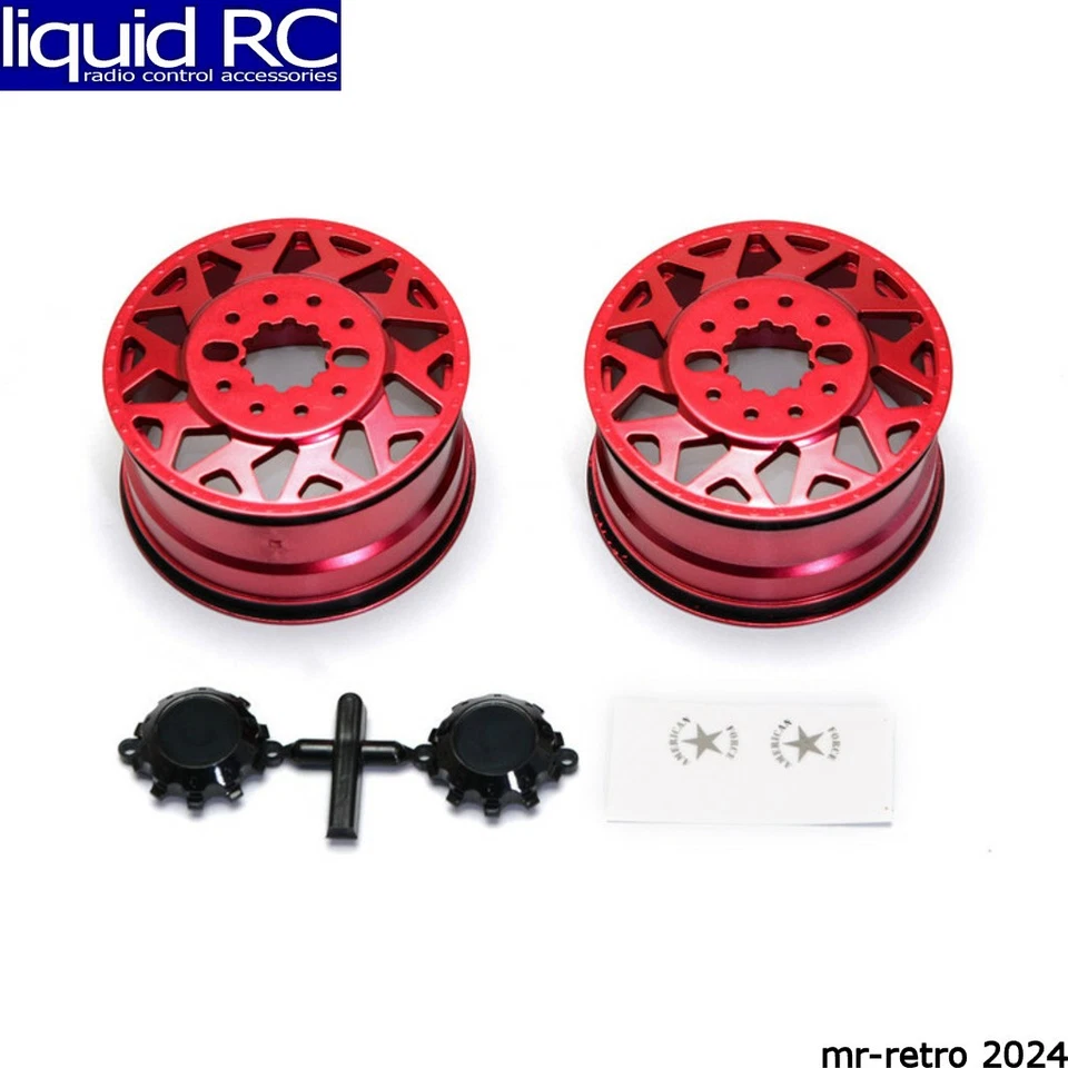 Колесо CEN Racing CD0601 American Force H01 Contra красное с черной крышкой - Изображение 1 из 1