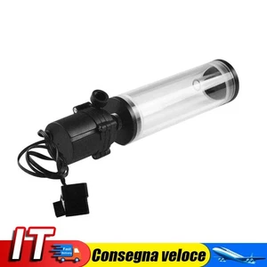 G1/4 Thread XHC8+160mm Cylinder Water Tank Water Pump for CPU Water Cooling - Afbeelding 1 van 8
