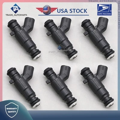 Inyectores de combustible GAS 6 piezas para Cadillac SRX Buick LaCrosse 3,6 L 0280156131 FJ703 Foto 1 de 4