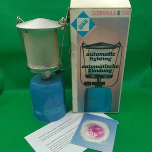 Campingaz Lumogaz C 200 + Spark Mech Vintage Camping Lantern No Gas New Mantles - Picture 1 of 15