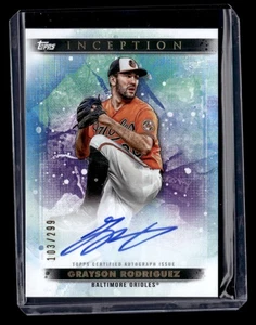 Autógrafos de novato Topps Inception #BRES-GR Grayson Rodríguez 2024 #/299 - Imagen 1 de 2