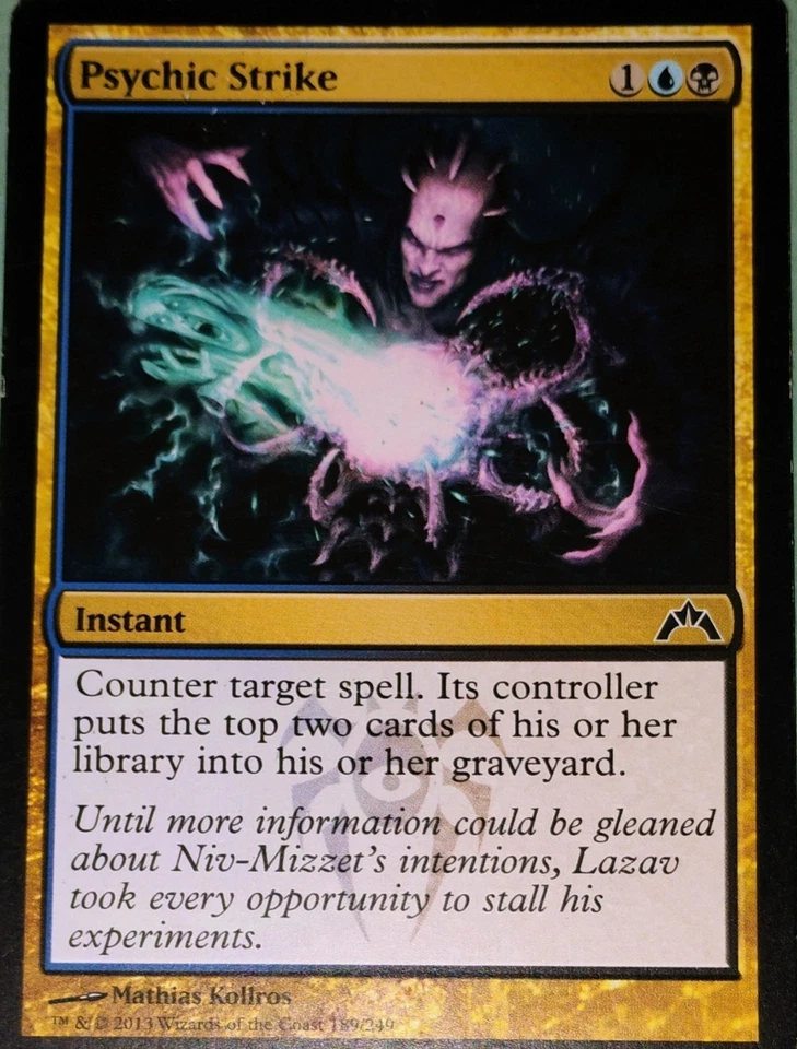 Psychic Strike Black Blue Gatecrash Magic: The Gathering  - Image 1 of 1