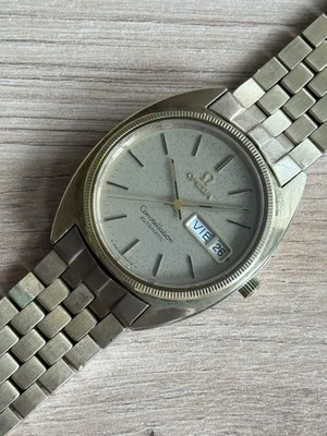Omega Constellation 166.0247 Automático Hombre Chapado en Oro Reparado Original  Foto 1 de 4