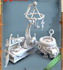 Accessoires Donjons (HeroQuest & D&D compatibles) - Chaudron de sorcière - Picture 1 of 1