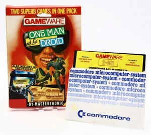 Disquete de colección Software Mastertronic 5,25" Commodore 64 One Man & His Droid - Imagen 1 de 5