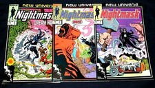 NIGHTMASK #1,2,3 (NM-) New Universe! 1st Appearance! Marvel 1986 High Grade