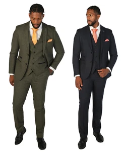 Men's Sold Separately Wool 3 Piece Suit - Ideal for Weddings & Special Occasions - Picture 1 of 20