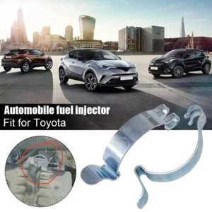 2x Silver Car AirFilter Cleaner Housing Box Lid Spring For ToyotaC2N1 Clamp 9CQ3 - Picture 1 of 8