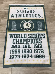 Oakland Athletics MLB Flag 3x5 ft Banner World Series Champions Years 2022 - Picture 1 of 3
