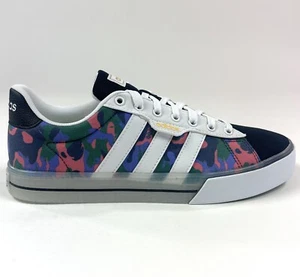 Adidas Daily 3.0 Mens 8.5 Camo Canvas Skateboarding Shoes Sneakers Low GY2421 - Picture 1 of 9