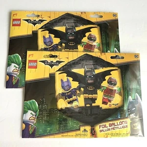 Lego Batman Movie Foil Balloon Lot Of 2 SuperShape 23 Inches XL Xtralife USA - Picture 1 of 3