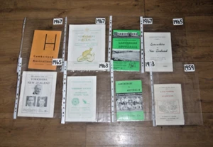 LARGE BUNDLE OF RARE RUGBY PROGRAMMES X 8 - Imagen 1 de 6