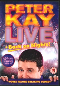 Peter Kay Live: Back on Nights - DVD - 15 - Live Comedy, Very Good - Picture 1 of 2