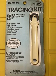 Vtg White Sewing Machine Dressmakers Tracing Paper Kit Assorted Colors Sealed - Picture 1 of 1