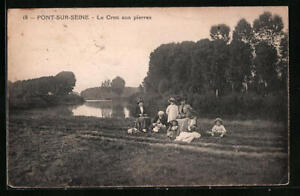 CPA Pont-sur-Seine, le Croc aux pierres 1926 