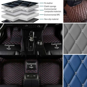 For Kia Forte Car Floor Mats Waterproof Front Rear Carpets Auto Mats Liners - Picture 1 of 30