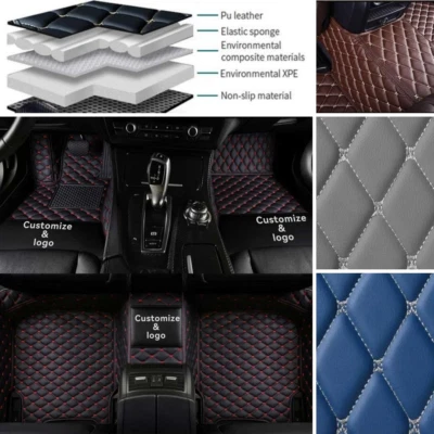 Alfombrillas impermeables delanteras traseras forros automáticos para coche Kia Rio 2002-2025 Foto 1 de 4