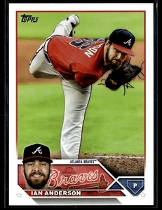 2023 Topps Advanced Stats #114 Ian Anderson/300 - Imagen 1 de 2