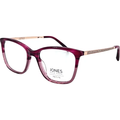 Marco de gafas de plástico para mujer Jones New York VJOP 246 borgoña 48-17 Foto 1 de 4