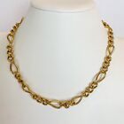 Erwin Pearl Figaro Chain Necklace 90S Y2k Gold Plated Jewelry
