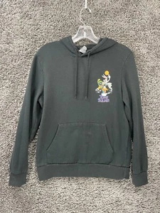 Vintage Space Jam Hoodie Men's Small Black Cotton New Legacy Looney Tune Squad - Picture 1 of 20