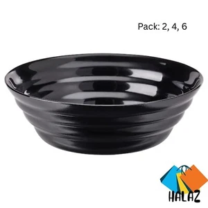 IKEA Black Bowls 14cm - Decorative Fruit Snack Serving Bowl Kitchen Tableware - Picture 1 of 4