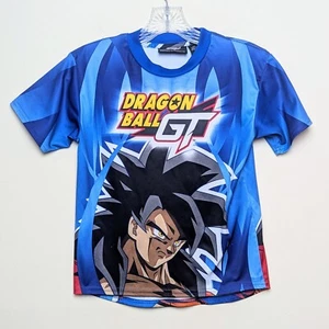 VTG Dragonball GT Goku Super Saiyan Z All Over Print 2003 Boys Size 7 - Picture 1 of 11