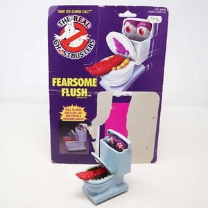 VINTAGE 1986 80s KENNER THE REAL GHOSTBUSTERS FEARSOME FLUSH TOILET TOY FIGURE - Picture 1 of 10