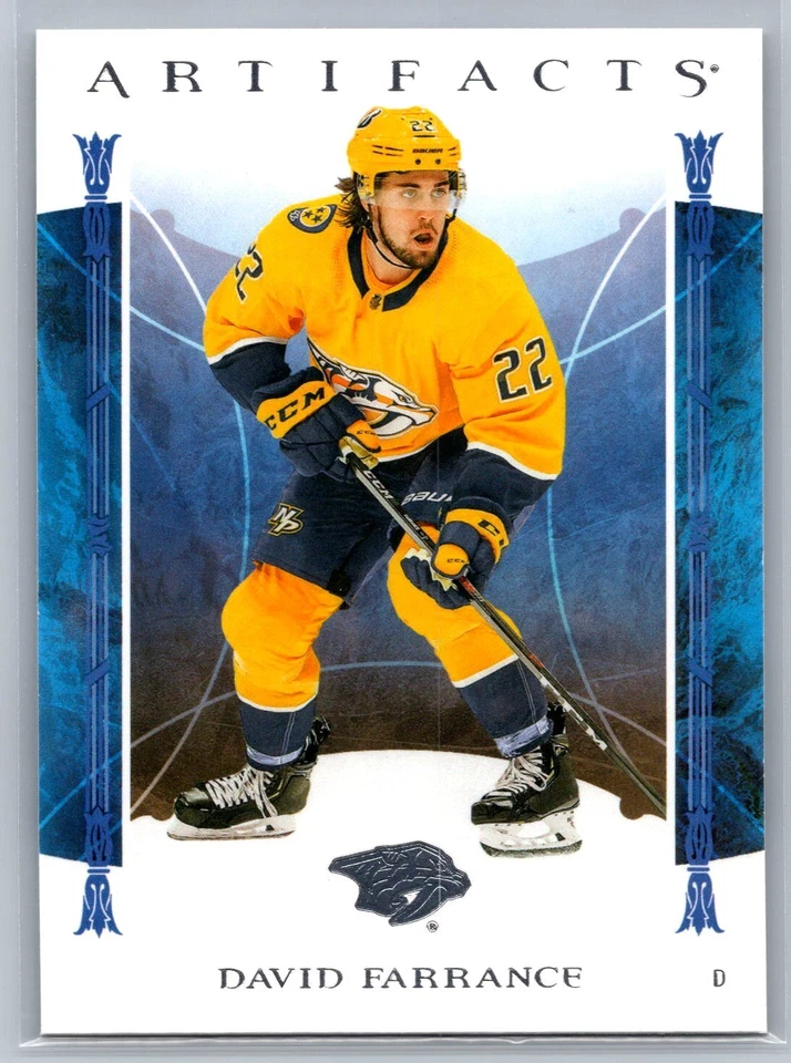 2022-23 Upper Deck Artifacts #24 David Farrance Nashville Predators - Image 1 of 1