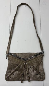 Treesje Jovi Metallic Brown Studded Crossbody Purse* - Picture 1 of 11
