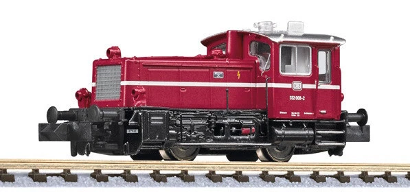 Liliput N 162586 Diesel-Rangierlokomotive, 332 008-2, DB, altrot, Ep.IV Neu - Bild 1 von 1