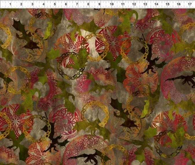 In The Beginning Dragons - The Ancients 4DRG3 Grey Dragons & Medallions - Image 1 of 1