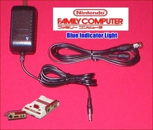 AC Power Adapter W/LED + 6Ft AV Cable + RF TV Adapter for Japanese Famicom NEW - Picture 1 of 3