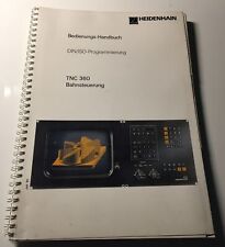 Bedienungs-Handbuch Programmierung Heidenhain TNC 360 Bahnsteuerung 07/91