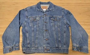 Vintage Levi Strauss Denim Jean Trucker Womens 57511 Full Button Jacket Large - Picture 1 of 10