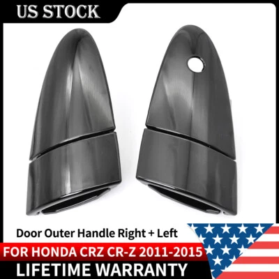 Pair Left & Right Door Outer Handles For Honda 2011-2015 CRZ CR-Z 72181-SZT-003 - Image 1 of 4