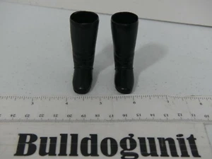 1973 Lone Ranger Black Cowboy Boots Part Only Gabriel No 10” Figure Toy - Picture 1 of 5