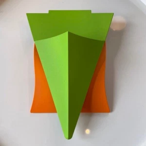 Ritratto 211 Alessandro Mendini Wall Vase Grass Green Orange Marutomi Japan - Picture 1 of 2