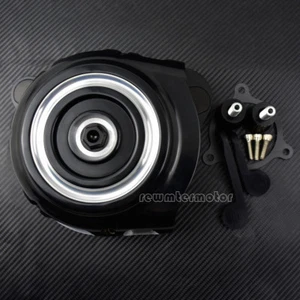 Air Filter Intake Cleaner w/ Black Screw Fit For Harley Touring 17-19 Softail 18 - Picture 1 of 6