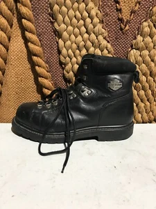 Harley Davidson schwarz Ölmessstab Reitstiefel US Herren Größe 10,5 - Bild 1 von 7