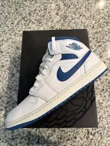 ZAPATOS HOMBRE AIR JORDAN 1 MID SE BLANCO INDUSTRIAL AZUL Talla 13 - Imagen 1 de 6