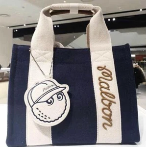 Malbon Golf Cart Bag Tote Bag Blue 27 × 20 × 14 cm/10.6 × 7.8 × 5.5in New Japan - Picture 1 of 5
