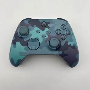 Microsoft Xbox Series X S Controller Blue Mineral Camo 1914 PART REPAIR UNTESTED - Picture 1 of 4