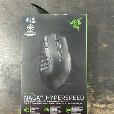 Razer Naga V2 HyperSpeed Wireless Gaming Mouse (RZ01-03600100-R3U1)... FREE S&H! - Image 1 of 4