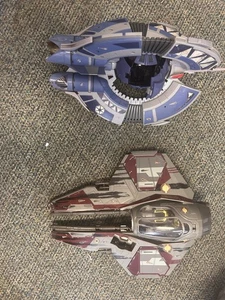 Star Wars Obi-Wan Kenobi Jedi Starfighter Schiffe Saga Sammlung 2004 Hasbro Lot - Bild 1 von 6