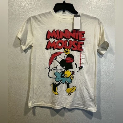 Белая и розовая футболка Minnie Mouse Disney - Изображение 1 из 3