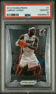 LEBRON JAMES 2012-13 PANINI PRIZM #1 🔥 🐐 PSA 10 💎 📈 1st YEAR PRIZM 🔥 - Bild 1 von 3